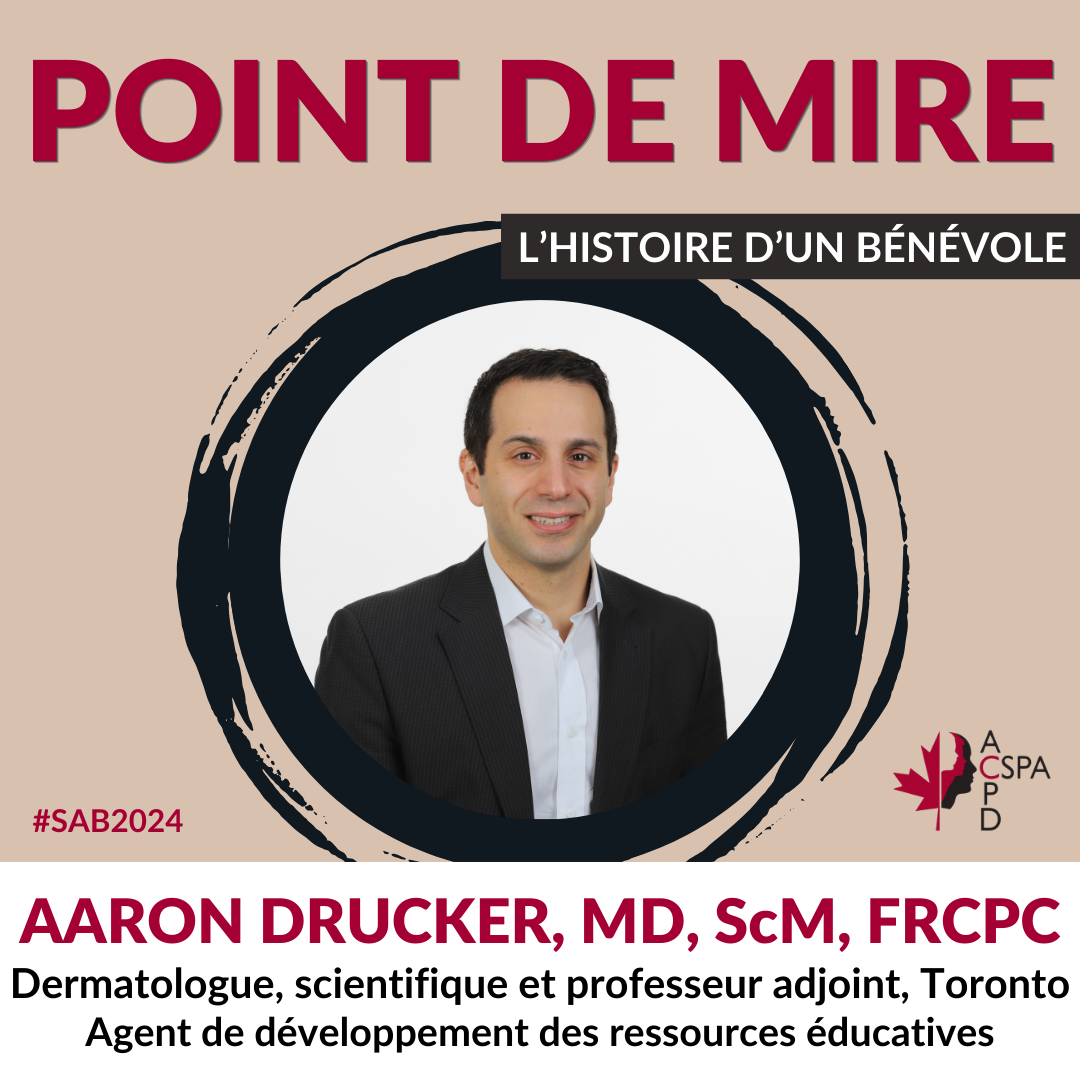 Dermatologist Dr. Aaron Drucker's volunteer profile