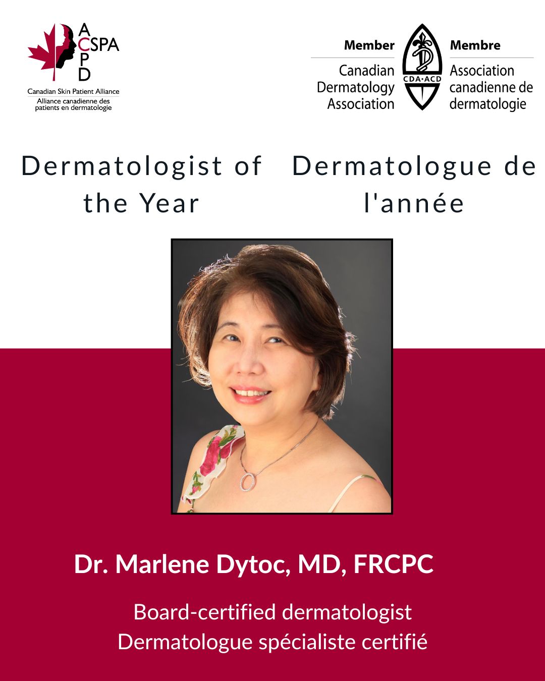 ACPD Dermatologue de l'année