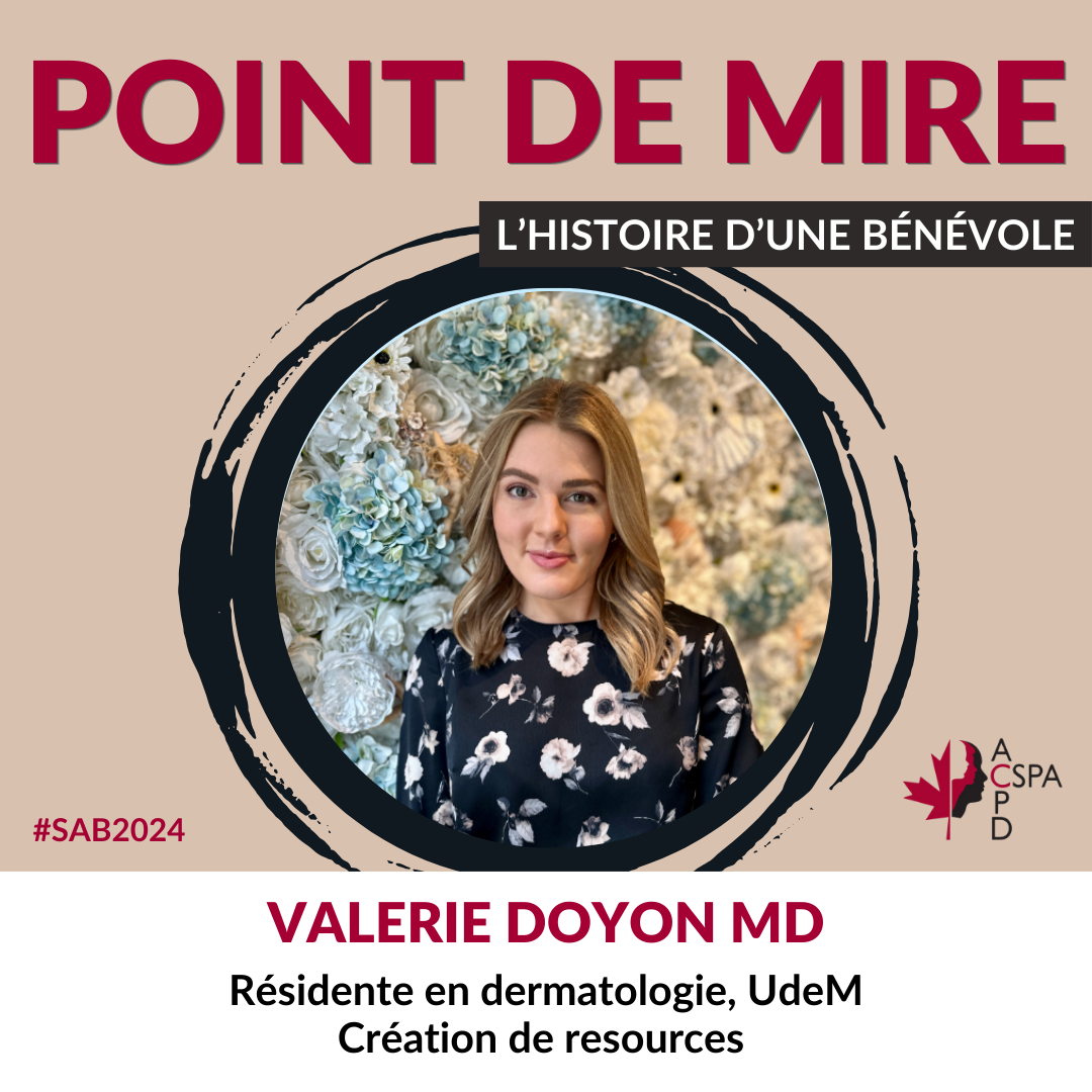 Dermatologue Dr Valerie Doyon- profil de bénévolat